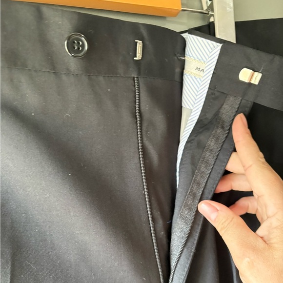 NWT Kirkland, size 38x30, men’s 100% Wool, Made in Italy black dress pants - Picture 6 of 8